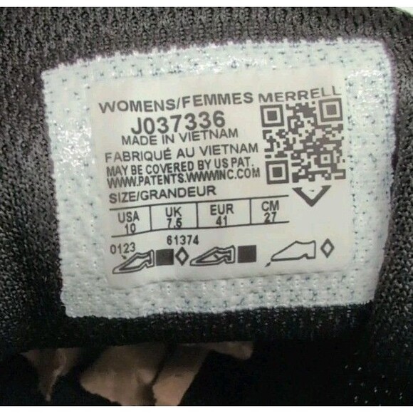 Merrell Trail Glove 7 J037336 Vibram Barefoot Hiking Running Shoes Women's Sz 10 - Picture 8 of 12